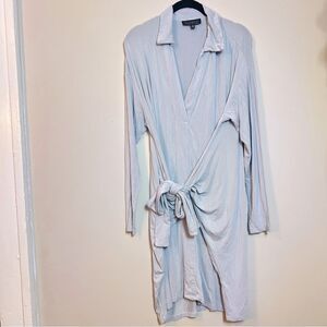 Eloquii Gray Long Sleeve Dress